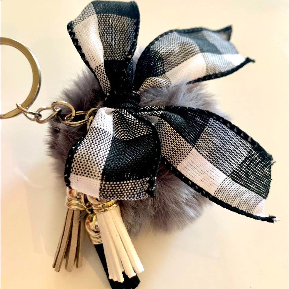 Ball Pom Keychain